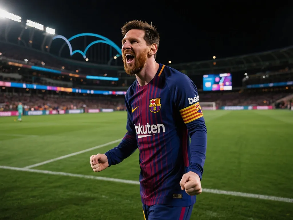 梅西夜色下的奇迹：迈阿密继续书写新篇章